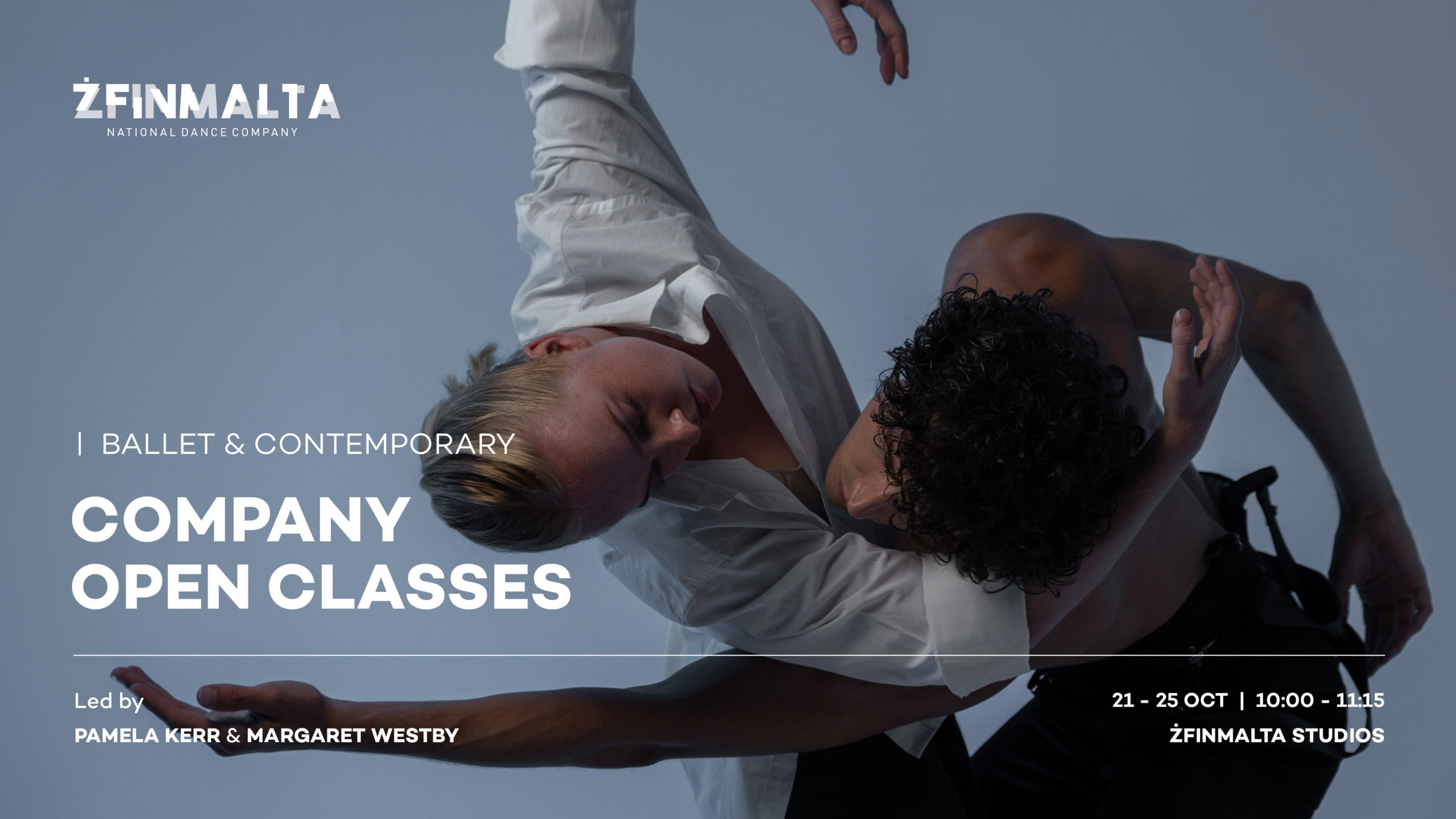 Company Open classes ŻfinMalta National Dance Company October event ballet and contemporary