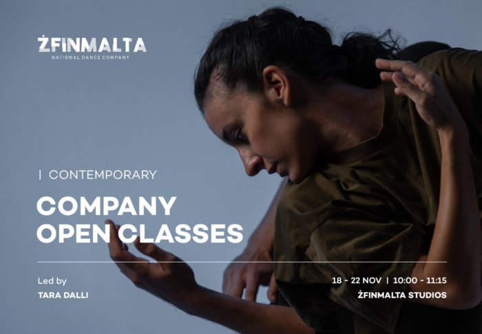 ŻfinMalta National Dance Company Open Classes Tara Dalli Contemporary