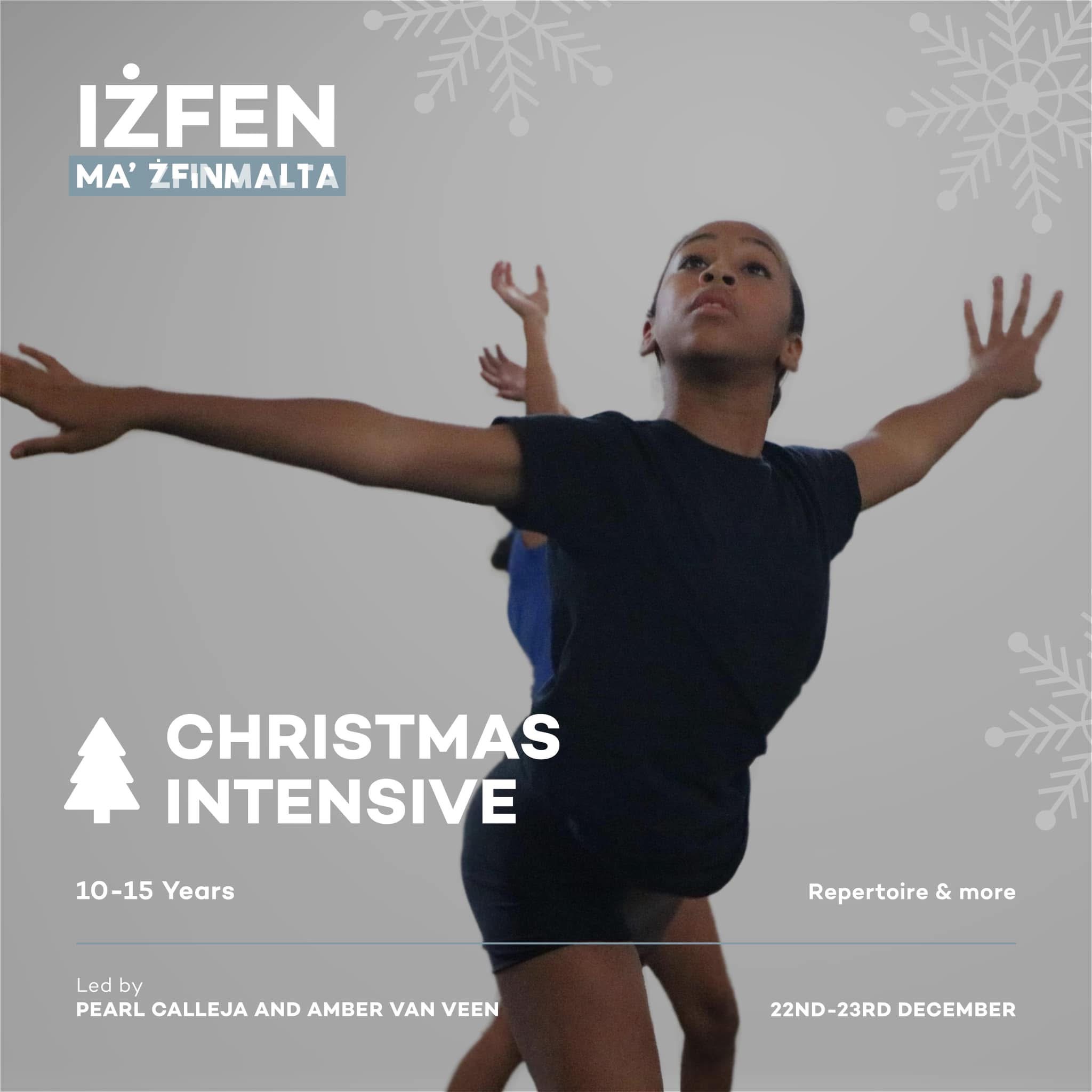 10-15 Christmas Intensive 1080x1080 ŻfinMalta National Dance Company